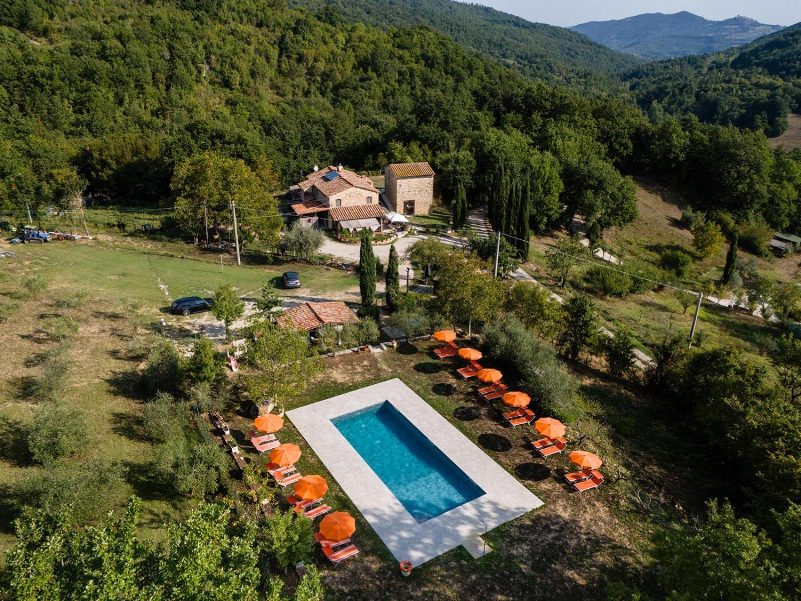 Agriturismo Santa Caterina Castelnuovo di Val di Cecina Dış mekan fotoğraf